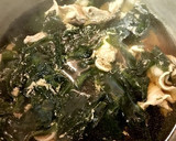 簡単！ネギとわかめたっぷりの肉そば作り方3写真