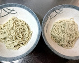 簡単！ネギとわかめたっぷりの肉そば作り方5写真