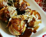 簡単!お餅消費♪餅入りたこ焼き作り方5写真