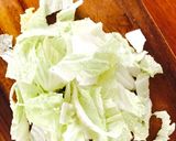 白菜大量消費♫某焼き鳥屋さんの白菜サラダ作り方1写真