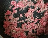 カブの葉と挽肉のスープ作り方1写真