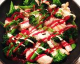 簡単☆鶏胸肉とブロコのオーロラチーズ焼き作り方3写真