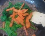食べやすい♪ほうれん草の甘辛そぼろ作り方5写真
