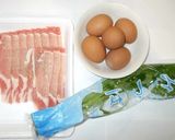 豚肉と卵のあんかけ丼♪簡単材料2つ作り方1写真