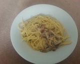 冷凍ポルチーニクリームソースパスタ作り方4写真