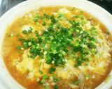 鶏、茸、野菜の玉子雑炊♪出汁醤油豆板醤味作り方10写真