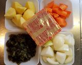 だし昆布の残りを使ったまかないカレー作り方2写真