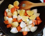 だし昆布の残りを使ったまかないカレー作り方3写真