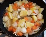 だし昆布の残りを使ったまかないカレー作り方4写真