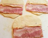 ベーコンとマヨネーズのカルツォーネ風パイ作り方3写真