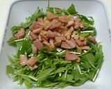 食べ過ぎ注意☆ニンニクベーコン水菜サラダ作り方3写真