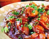 豆板醤なし！鶏レバーとキノコの和風麻婆作り方7写真