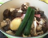 ストーブで簡単！牛スジの煮込み作り方3写真