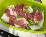 レンチン★白菜と豚肉のチーズ蒸し作り方2写真