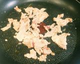 餅を溶かして、豚肉とモヤシで♪とん平焼き作り方6写真