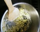 オムライスのキノコホワイトソース掛け作り方2写真
