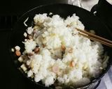 オムライスのキノコホワイトソース掛け作り方6写真
