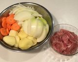 ［豚コマカレー コクと深み コツあり］作り方2写真