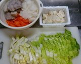野菜たっぷりお味噌汁作り方1写真