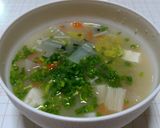 野菜たっぷりお味噌汁作り方7写真