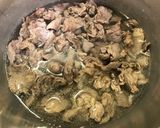 牛スジのどて煮風作り方4写真