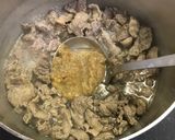 牛スジのどて煮風作り方5写真