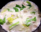 簡単！白菜とツナ缶の牛乳煮込み作り方3写真