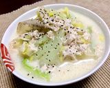 簡単！白菜とツナ缶の牛乳煮込み作り方5写真