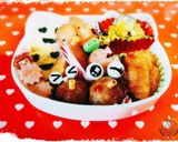 ♡お弁当に♪ミートボール星人♡作り方3写真
