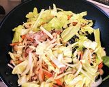 ランチに♡オタフクソースで！ 焼うどん作り方3写真