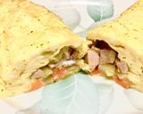 うちの定番人気の季節野菜のオムレツ✨作り方3写真