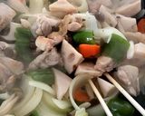 簡単!やわらかい鶏肉とお野菜の甘辛煮♡作り方5写真
