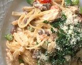 ラム肉と野菜いっぱいのクリームパスタ作り方7写真