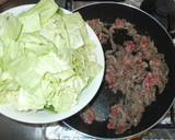 牛肉キャベツの白ゴマ野菜炒め♪簡単作り方6写真
