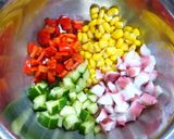 お酢を食べよう！コロコロサラダ作り方1写真
