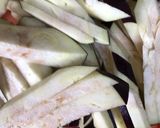 簡単な茄子チーズ入りのオムレツ作り方1写真