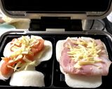 鏡餅モッフル！明太チーズ&ベーコンチーズ作り方4写真