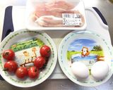ヘルシー!鶏ムネ肉の彩りサラダ風作り方2写真