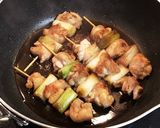 ☆簡単！フライパンで焼き鳥ねぎま☆作り方4写真