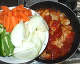 鶏むね肉と野菜のトマト缶煮♪簡単作り方10写真