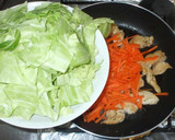 鶏肉とキャベツのオイスター炒め♪簡単作り方8写真