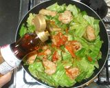 鶏肉とキャベツのオイスター炒め♪簡単作り方12写真