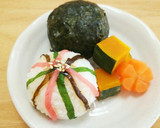 手毬 おにぎり 簡単 可愛い お弁当作り方12写真