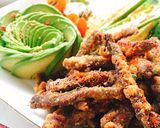 簡単おつまみ☆鶏レバーの竜田揚げ作り方7写真