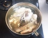 簡単！男飯！生姜香る鯛のさっぱり塩アラ汁作り方6写真