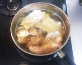 簡単！男飯！生姜香る鯛のさっぱり塩アラ汁作り方7写真