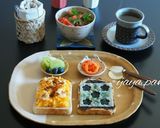 簡単☆美味しい！海苔の佃煮チーズトースト作り方4写真