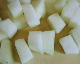とうがんとベーコンのコンソメスープ作り方1写真