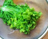 長いもとわさび菜のわさびソース和え作り方3写真