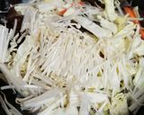きのこ、キクラゲ入焼きそばダイエット作り方2写真